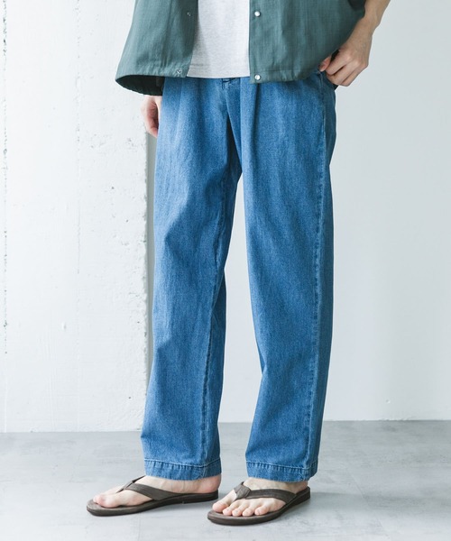 「URBAN RESEARCH DOORS」 デニムパンツ LARGE ブラック メンズ_画像3