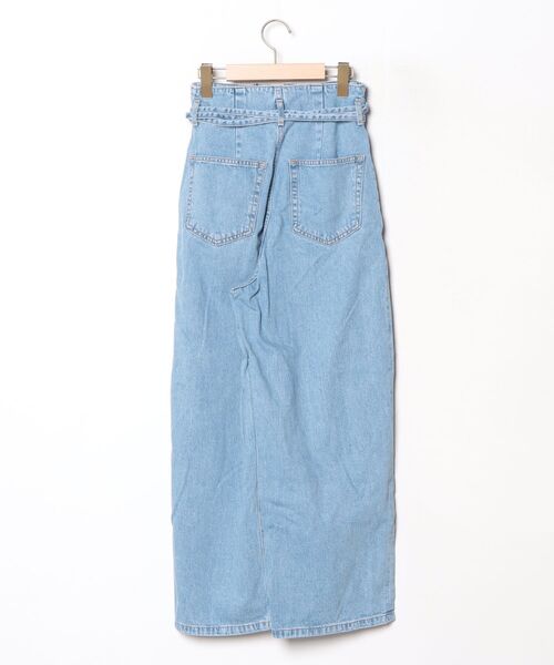 「BLACK BY MOUSSY」 デニムパンツ 23inch ライトブルー レディース_画像2