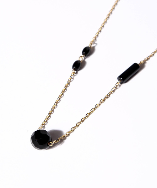 Genri（ゲンリ） ネックレス Genri/ オニキスチェーン通しネックレス