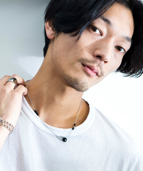 Genri（ゲンリ） ネックレス Genri/ オニキスチェーン通しネックレス