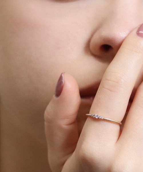 cui-cui（キュイキュイ） 指輪 リング ダイヤモンド 5石 リング