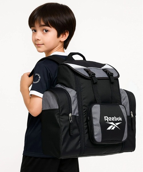 Reebok リュックサック 50L ブラック RKB2003 Reebok リーボック リュック キッズ サブリュック 大容量 50L