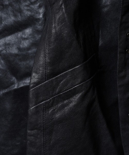 ［激レア］Levi's Black 牛革 レザー テーラードジャケット M REGIEVO（レジエボ） ジャケット テーラードジャケット 極上の逸品