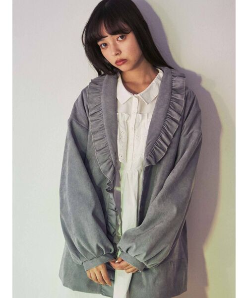 受賞店舗 ジャケット テーラードジャケット フリルパフスリーブコールジャケット 新版 Kwsrbd Com