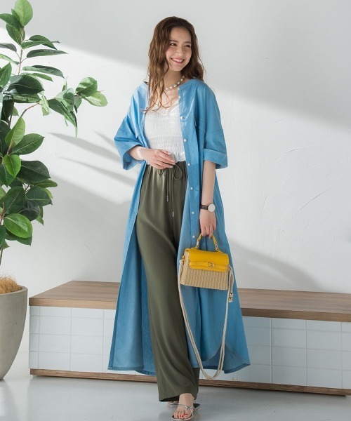 ワンピース Denimシャツワンピース 洗濯機で洗える Zozotown Paypayモール店 通販 Paypayモール