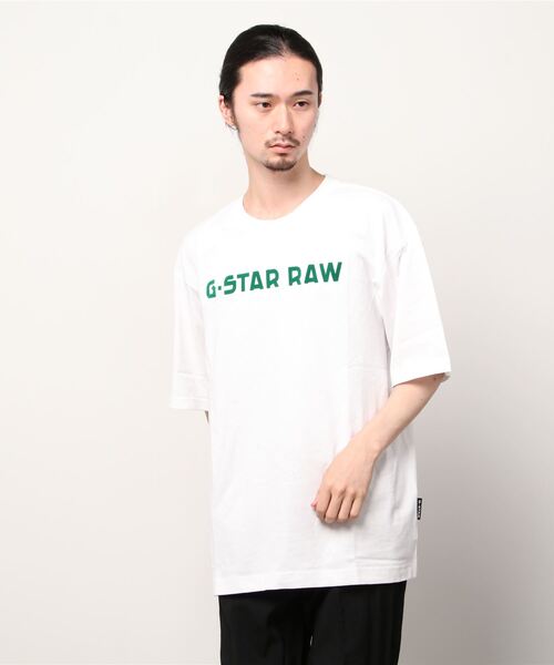 送料込★G-Star★Flock Tシャツ G-Star RAW｜【公式ショップ】FLOCK G-SCRIPT LOOSE T-SHIRT