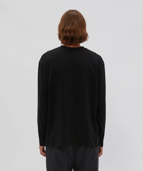 MSGM tシャツ ミニロゴ ロングスリーブ Tシャツ「Basic Color