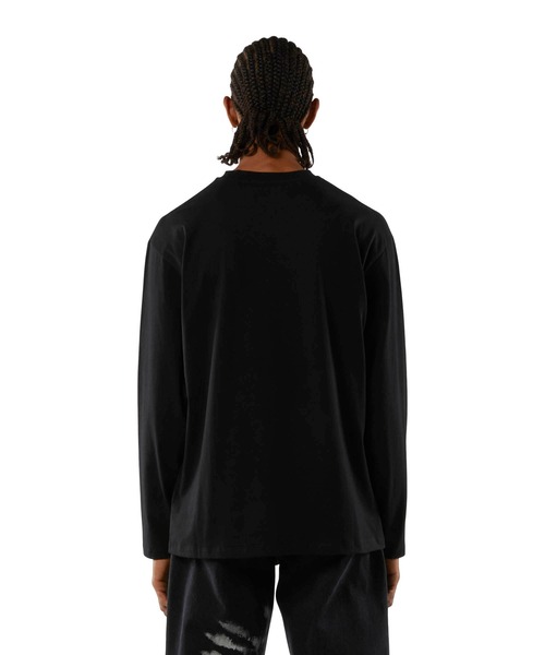 MSGM 3442MDP02F23712599 関税送料込 MSGM tシャツ ミニロゴ ロングスリーブ Tシャツ「Basic Color