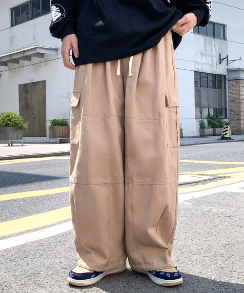ArguE CulturE バルーンカーゴパンツ パラシュート ストリート リネーム Rename ストリートデザイン ルーズカーゴパンツ