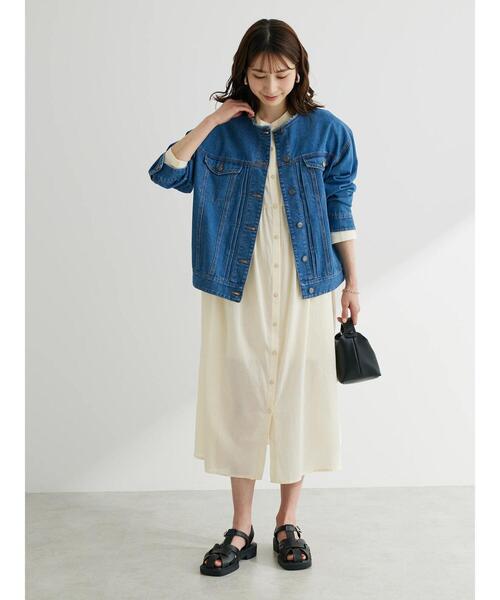 Green Parks（グリーンパークス） ジャケット Gジャン ノーカラー