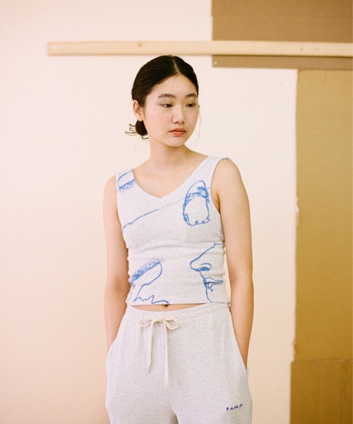 PAMM タンクトップ ドローイングリブタンク : ZOZOTOWN Yahoo!店