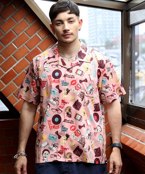 beautiful people - 【新品】  beautiful people / ビューティフルピープル | aloha jacquard open-necked shirt アロハ ジャガード オープンカラーシャツ ユニセックス | 36 | イエロー | レディース 新品】 beautiful people / ビューティフルピープル | aloha