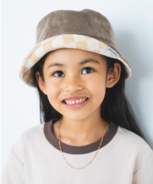 ALEXIA STAM バケットハット ブラウン F ALEXIA STAM 帽子 ハット BABY Reversible Bucket Hat / Baby