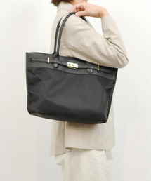 perche（ペルケ） トートバッグ perche / ナイロン牛革ヒネリ金具