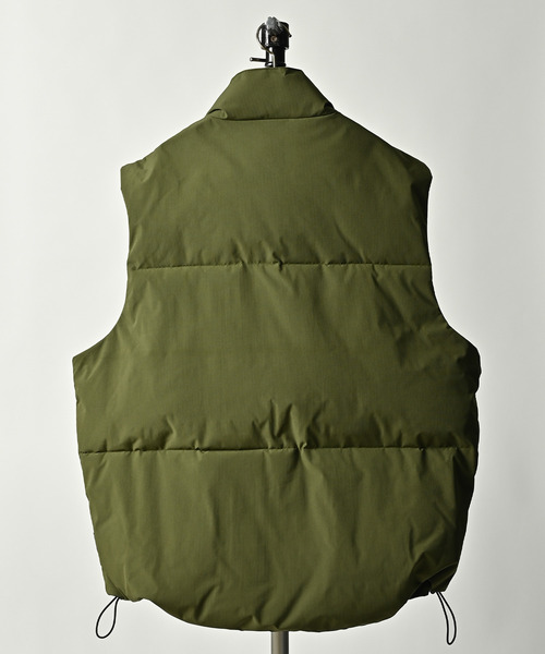 ベスト ジレ 「ADAMPATEK/アダムパテック」back coating ripstop looose padded vest /  パデットリッ ADAM PATEK ベスト ジレ 「ADAMPATEK/アダムパテック」back