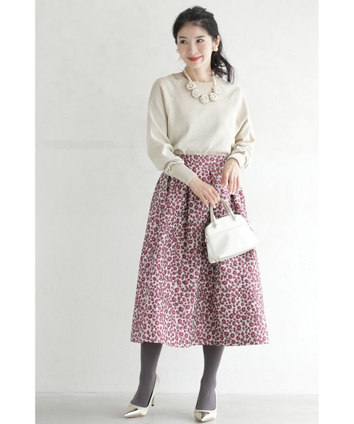 ニット セーター 華やぐ煌めきラメ クルーネックニット Back to BASICS レディース cawaii ニット セーター 華やぐ煌めきラメ クルーネックニット