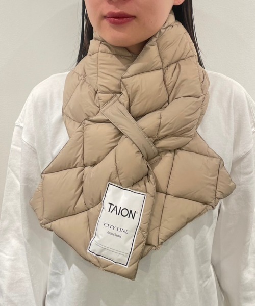 TAION（タイオン） マフラー CITY DOWN SCARF 201CI2 メンズ