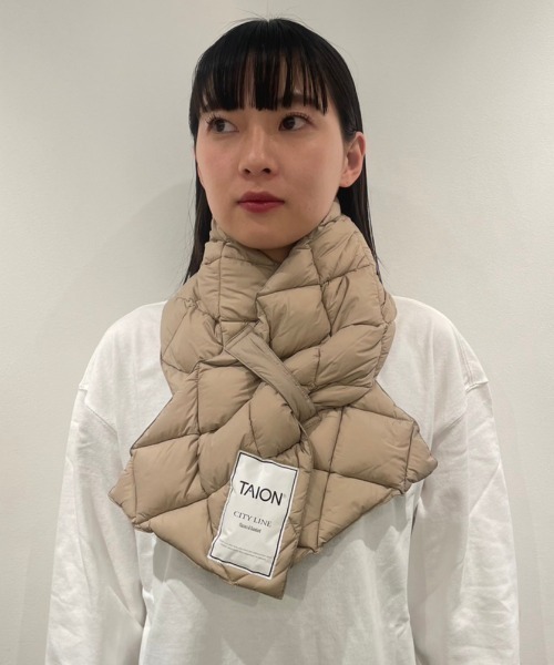 TAION（タイオン） マフラー CITY DOWN SCARF 201CI2 メンズ