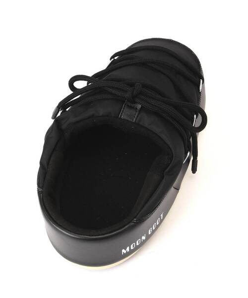 MOONBOOT アイコン フェイクカーリー ブラックブーツ MOON BOOT スリッポン MOON BOOT/ムーンブーツ/ICON NEW BLACK NYLON