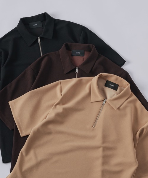  peak ECO Quick dry ハーフジップアップ Tシャツ 2colors MENS】ハーフジップ長袖Tシャツ メンズTシャツ 速乾 ストレッチ