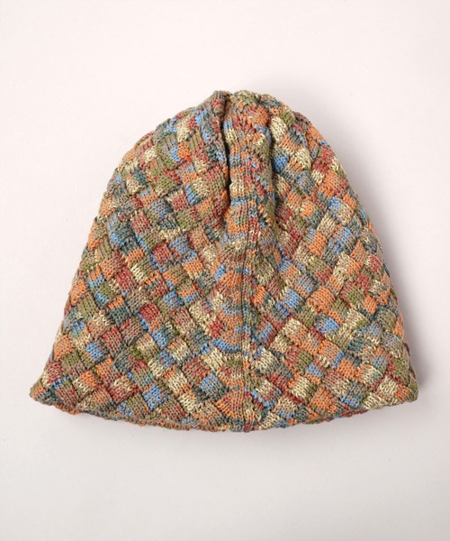 CA4LA（カシラ） ニット帽 ニットキャップ BASKET KNIT レディース