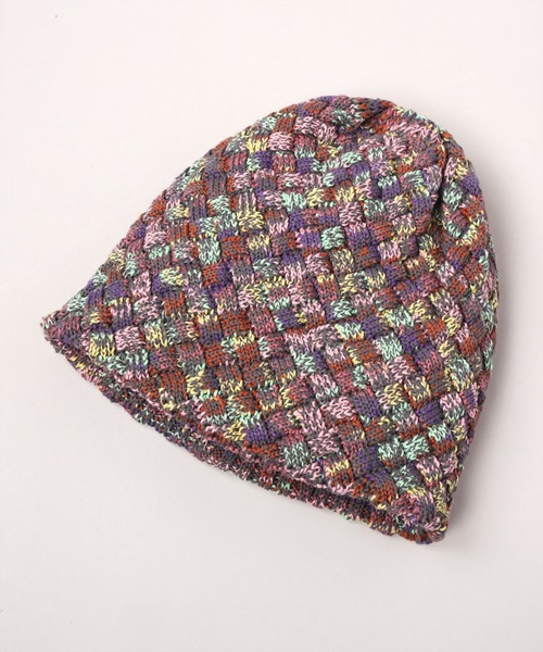 CA4LA（カシラ） ニット帽 ニットキャップ BASKET KNIT レディース