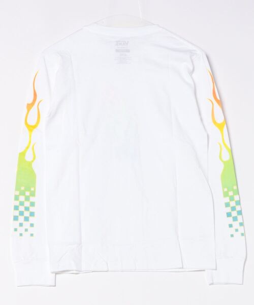 tシャツ 「VANS」M GLOW FLAME LS ファイヤーパターン メンズ