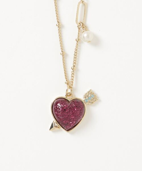 ANNA SUI ネックレス ハート＆アローモチーフ レディース