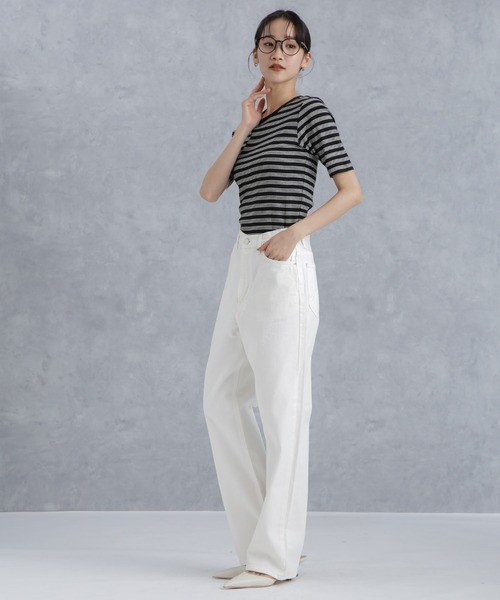 Lee（リー） パンツ Lee/Lee STRAIGHT WHITE レディース : ZOZOTOWN