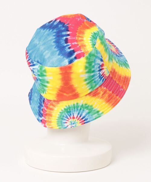 レア　d.i.a. ダイヤ　ハット　お洒落　男女兼用 帽子 ハット ONE DAY SELECT / タイダイ柄バケットHAT PEACE