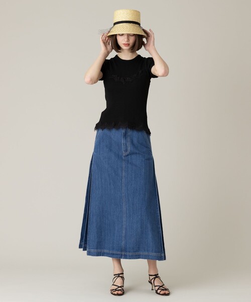 LOULOU WILLOUGHBY デニムスカート 「LOULOU WILLOUGHBY」サイド