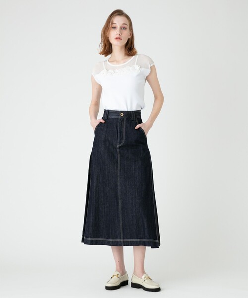LOULOU WILLOUGHBY デニムスカート 「LOULOU WILLOUGHBY」サイド