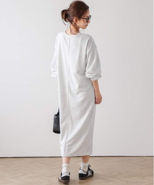 La-gemme（ラジェム） ワンピース 前後2WAYスウェットワンピース
