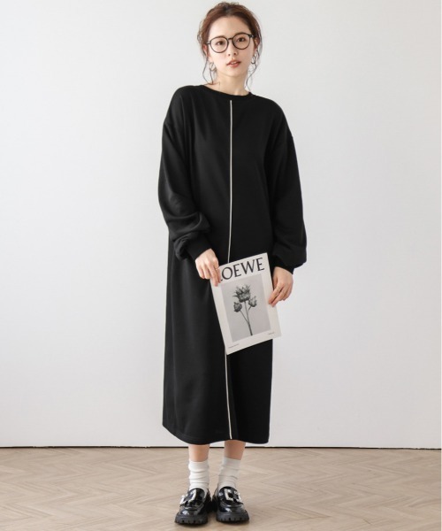 La-gemme（ラジェム） ワンピース 前後2WAYスウェットワンピース