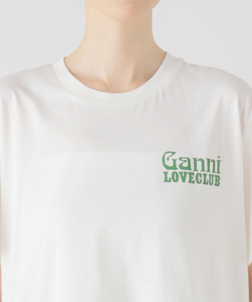 GANNI tシャツ Tシャツ 「GANNI / ガニー」 Thin Jersey