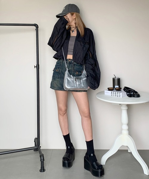 non-hedge（ノンヘッジ） キャップ 帽子 刺繍ロゴダメージキャップ