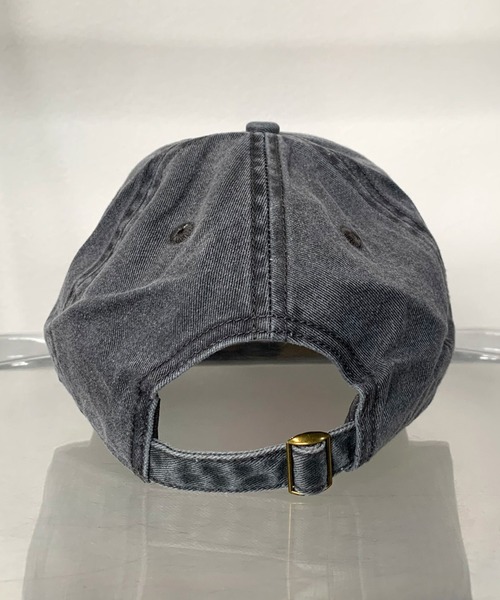 売り物ではありません写真 non-hedge（ノンヘッジ） キャップ 帽子 刺繍ロゴダメージキャップ