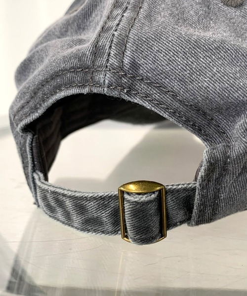 売り物ではありません写真 non-hedge（ノンヘッジ） キャップ 帽子 刺繍ロゴダメージキャップ