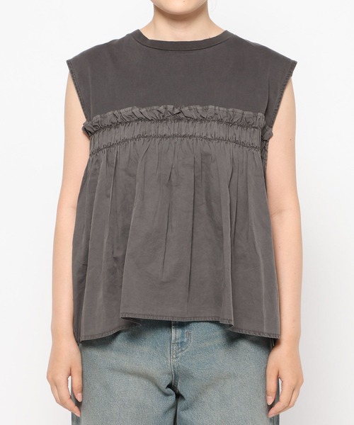 半袖 Tシャツ セット LOWRYS FARM tシャツ ピグメントキリカエSS 133881 レディース
