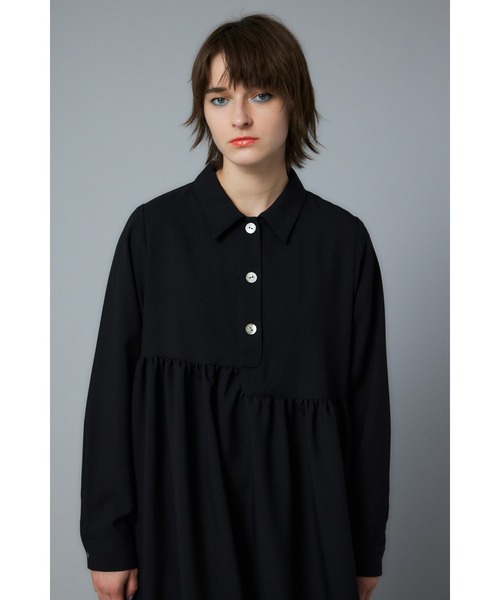 HeRIN.CYE」 長袖ワンピース FREE ブラック レディース : 85379493  