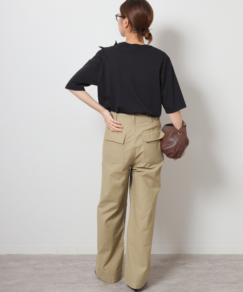 JOURNAL STANDARD　フリル袖 ブラック Tシャツ 楽天市場】フリルパーツセットTシャツ JOURNAL STANDARD relume