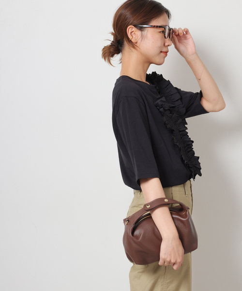 JOURNAL STANDARD　フリル袖 ブラック Tシャツ 楽天市場】フリルパーツセットTシャツ JOURNAL STANDARD relume