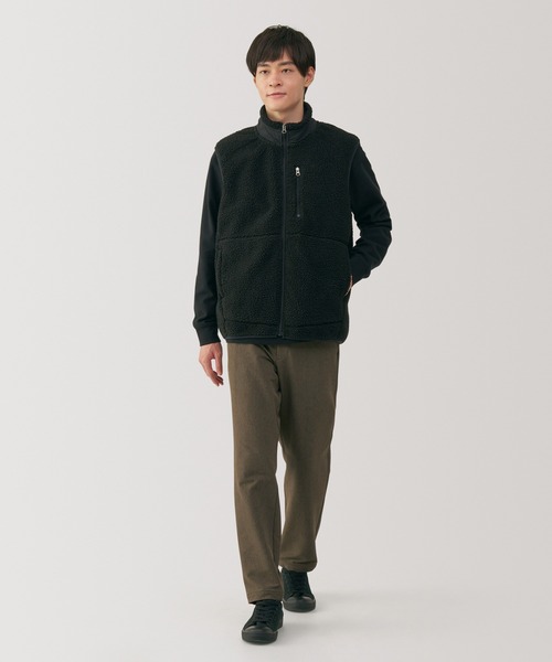 無印良品（MUJI） ベスト ジレ 紳士 ボアフリースベスト メンズ