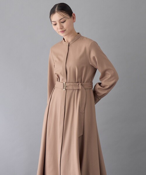 ANAYI（アナイ） ワンピース ハイカウントフラノフレア ワンピース