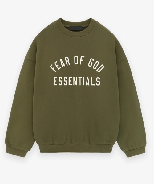 トレーナー スウェット Fear of God ESSENTIALS/FOG エッセンシャルズ/FLEECE CREWNECK レディース メンズ