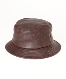 帽子 ハット SYNTHETIC LEATHER BUCKET HAT / 合成皮革 バケットハット / AVIREX / アヴィレックス メンズ レ｜ZOZOTOWN Yahoo!店