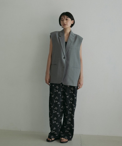 anuke パンツ Flower Jacquard Pants レディース : ZOZOTOWN