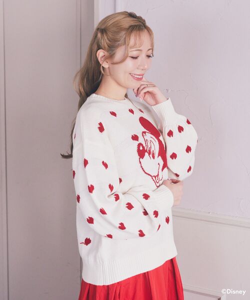 ディズニー ミッキー ミニー ニットセーター 2点セット 新品】Disney ミッキー ミニー ニット セーター 130cm コストコ