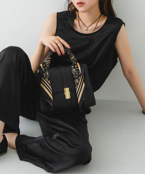 【美品】RODE SKO フラップハンドバッグ ロデスコ ベージュ RODE SKO ハンドバッグ サブバッグ付フラップハンドバッグ