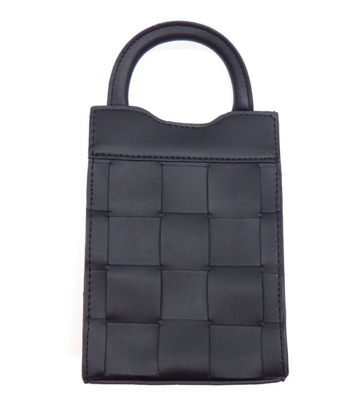 AVALON ショルダーバッグ バッグ PUレザー編みミニバッグ レディース